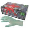 MCR Safety 5025 SensaGuard Disposable Smooth Vinyl Gloves, Green
