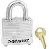 MasterLock 3KAWHT Steel Safety Lockout Padlock, Keyed Alike