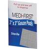 Medique® 61233 Sterile Gauze Pads, 3" x 3" Patch