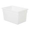 Rubbermaid 3501 Tote Box White 21.5 Gallon Cap FDA Compliant