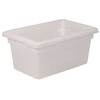 Rubbermaid 3504 White Food Storage Tote, 5 Gal, USDA and NSF Approved