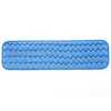 Rubbermaid FGQ41000BL00 HYGEN Blue Microfiber Wet Pad 18"