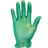 Safety Zone GVDG-400C Green Vinyl Disposable Gloves, 6 mil, Powdered