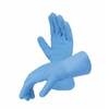 9 Mil Nitrile Gloves Blue Unsupported Embossed Grip Showa 707D