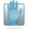 6 Mil Nitrile Gloves Blue Disposable Powder-Free Safety Zone GNPR