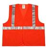 Tingley V70629 Job Sight Class 2 Mesh Safety Vest, Orange