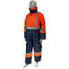 Hepworths C-S3 Hi-Vis Nylon Freezer Suit, Navy and Orange