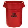 Rubbermaid Brute Container with Inedible Imprint, 32-Gallon