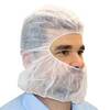 The Safety Zone® DHOOD-1000-XL White Disposable Polypropylene Hood