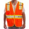 Tingley® V73859 Job Sight Fluorescent Surveyor Vest, Class II