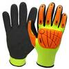 Wells Lamont I2449T FlexTech Hi-Vis Impact Gloves with Nitrile Palm