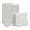 Pacific Blue®, Dinner Napkin, White, 1-Ply, 1/4 Fold, 16 x 16 in
