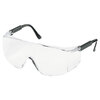 MCR Safety TC110 Tacoma Clear Glasses with Black Temples