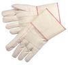 Hot Mill Cotton Gloves, Cotton Canvas, Natural, Universal