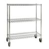 Rubbermaid FG9G7900CHRM ProSave Shelving Rack With Casters, 38"