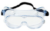 Safety Goggle, Polycarbonate, Clear, Anti-Fog, Frameless