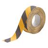 Striped Anti-Skid Tape, Black / Yellow, 60 ft, 2 in, Roll, Grit