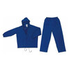 2-Piece Rain Suit Blue Nylon/PVC River City 7032 Challenger with Hood
