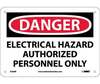 National Marker D268R Electrical Hazard Sign, 7" H x 10" W