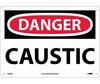 Danger Caustic Sign, Plastic