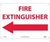 Fire Extinguisher Sign, Rigid Plastic