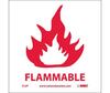 Flammable Sign, Vinyl