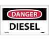 Danger Diesel Sign, Vinyl