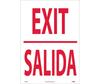 Exit Sign, Bilingual, Vinyl