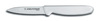 Basics®, Paring Knife, 3-1/2 in, High Carbon Steel, Polypropylene, 3-1/2 in, 7 in, Slip-Resistant, White, Standard, 12 per Box, Stain-Free Blade, Re-Sharpenable Blades