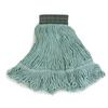 CARLISLE® Flo-Pac® 369478B09 Medium Looped-End Mop, Synthetic Cotton Blend, Green
