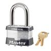 Master Lock 5LFBLK Non-Rekeyable Laminated Padlock, Keyed Different