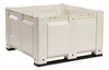 Solid Bin Bulk Container White 1500 Cap Decade M40SWH1 48 x 40 x 31