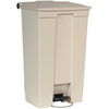Step-On Container, 23 gal, Beige