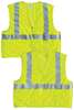 MCR CL2MLPX Lime Class 2 Mesh Safety Vest