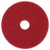 3M 5100 Round Red Buffer Floor Pad 17" diameter