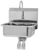 SANI-LAV 505L Stainless Steel Wall Mount Hand Sink, Knee Control