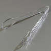 Carly® 9in Clear Salad Tong, Polycarbonate, High Heat, 198/Cs