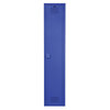 Single Tier Lenox Locker, High Density Polyethylene, Deep Blue, 12 in, 72 in, 12 in, 1, Dents and Scratch-Resistant