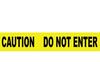 Barricade Tape Caution Do Not Enter 3" x 1000' 3 Mil Yellow and Black