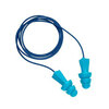 Tasco 9022 Tri-Grip Jr M-Tek Blue Metal Detectable Ear Plugs 27dB
