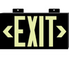 National Marker Company Exit Sign 7050100B, Rigid Plastic, 8 1/4 in. H X 15 1/4 in. W
