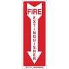 Brady 47039 Fiberglass "Fire Extinguisher" Sign, 14" X 3.5"