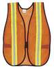 MCR V201R Orange General Purpose Polyester Mesh Safety Vest