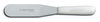 Sani-Safe®, Spatula, 6-1/2 in, 4-1/2 in, High Carbon Steel, Polypropylene, White, 11 in, Slip-Resistant and Textured Handle