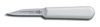 Sani-Safe®, Paring Knife, Clip Point, 3-1/4 in, High Carbon Steel, Polypropylene, 4 in, 7-1/4 in, Slip-Resistant, White, Honed, 12 per Carton, Stain-Free Blade, Textured Handle