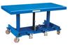 Vestil Steel Ergonomic Long Deck Cart 60 In. x 30-1/4 In. x 31 In. 2,000 Lb. Capacity Blue