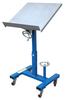 Vestil Steel Mobile Tilting Work Table 24 In. x 24 In. 300 Lb. Capacity Blue
