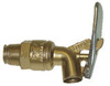Vestil DFT-AS-SC Brass-Plated Zinc Manual Drum Faucet