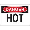 Danger Hot Sign, Aluminum