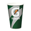 Gatorade 50 Disposable Paper Cups, Green/White